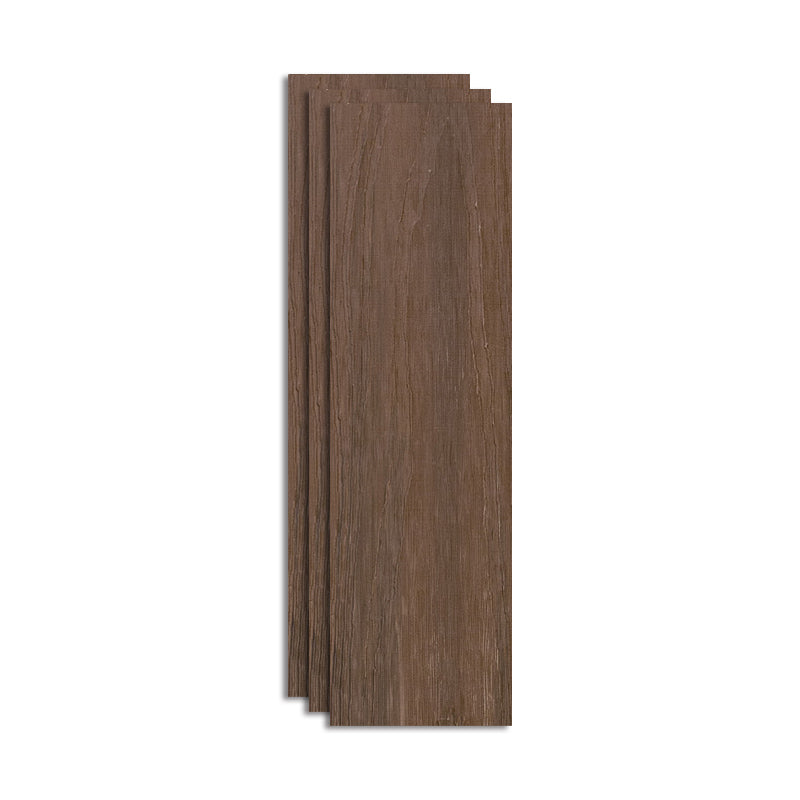 Brown Wood Self Adhesive Wood Floor Planks Reclaimed Wooden Planks for Patio Dark Brown Textured Clearhalo 'Flooring 'Hardwood Flooring' 'hardwood_flooring' 'Home Improvement' 'home_improvement' 'home_improvement_hardwood_flooring' Walls and Ceiling' 7505730