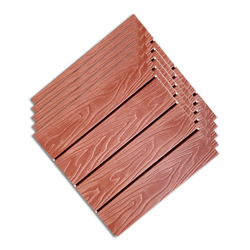 Brown Wood Self Adhesive Wood Floor Planks Reclaimed Wooden Planks for Balcony Rosewood Clearhalo 'Flooring 'Hardwood Flooring' 'hardwood_flooring' 'Home Improvement' 'home_improvement' 'home_improvement_hardwood_flooring' Walls and Ceiling' 7505748