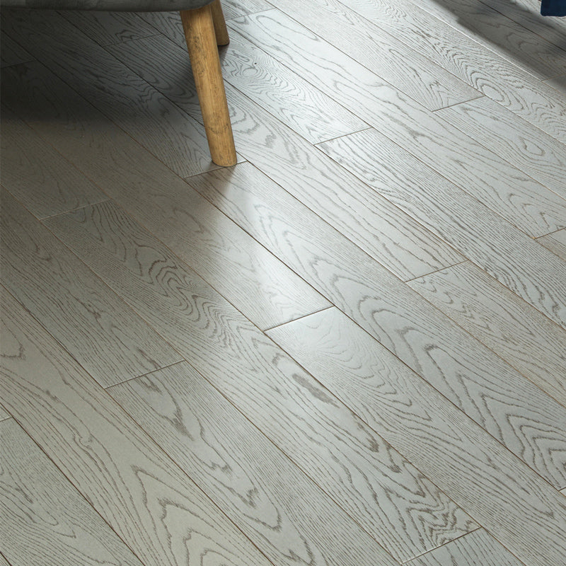 Traditional Wood Flooring Tiles Click Lock Wire Brushed Plank Flooring White Gray Clearhalo 'Flooring 'Hardwood Flooring' 'hardwood_flooring' 'Home Improvement' 'home_improvement' 'home_improvement_hardwood_flooring' Walls and Ceiling' 7505800