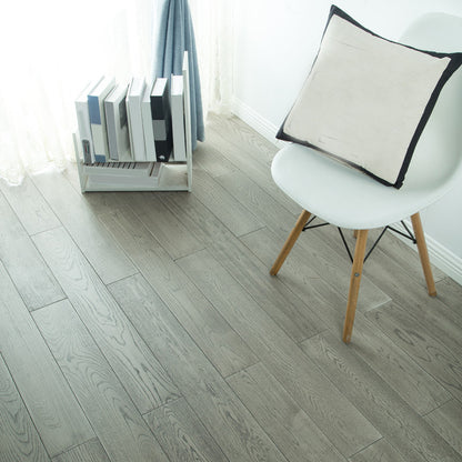 Traditional Wood Flooring Tiles Click Lock Wire Brushed Plank Flooring Ash Wood Grain Clearhalo 'Flooring 'Hardwood Flooring' 'hardwood_flooring' 'Home Improvement' 'home_improvement' 'home_improvement_hardwood_flooring' Walls and Ceiling' 7505817