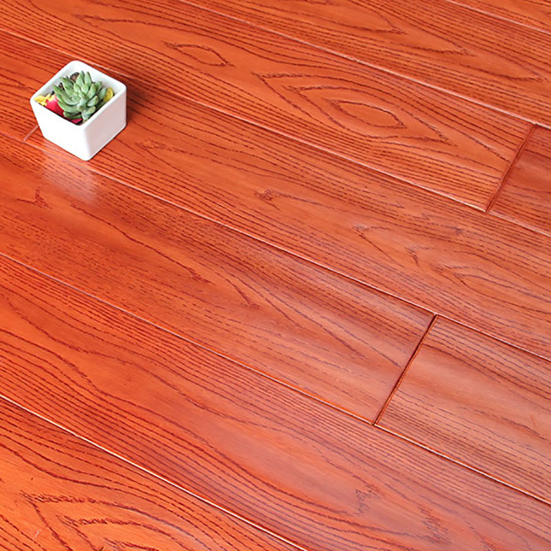 Traditional Wood Flooring Tiles Click-Locking Water Resistant Trim Piece Rosewood Clearhalo 'Flooring 'Hardwood Flooring' 'hardwood_flooring' 'Home Improvement' 'home_improvement' 'home_improvement_hardwood_flooring' Walls and Ceiling' 7505947