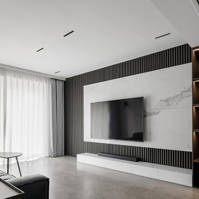 Contemporary Solid Color Wood Planks Scratch Resistance Hardwood Indoor Wallboard Black-Gray 140-Piece Set Clearhalo 'Flooring 'Home Improvement' 'home_improvement' 'home_improvement_wall_paneling' 'Wall Paneling' 'wall_paneling' 'Walls & Ceilings' Walls and Ceiling' 7506192