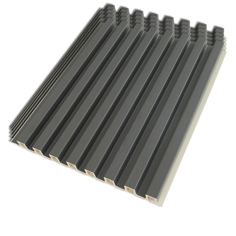 Contemporary Solid Color Wood Planks Scratch Resistance Hardwood Indoor Wallboard Black-Gray Clearhalo 'Flooring 'Home Improvement' 'home_improvement' 'home_improvement_wall_paneling' 'Wall Paneling' 'wall_paneling' 'Walls & Ceilings' Walls and Ceiling' 7506196