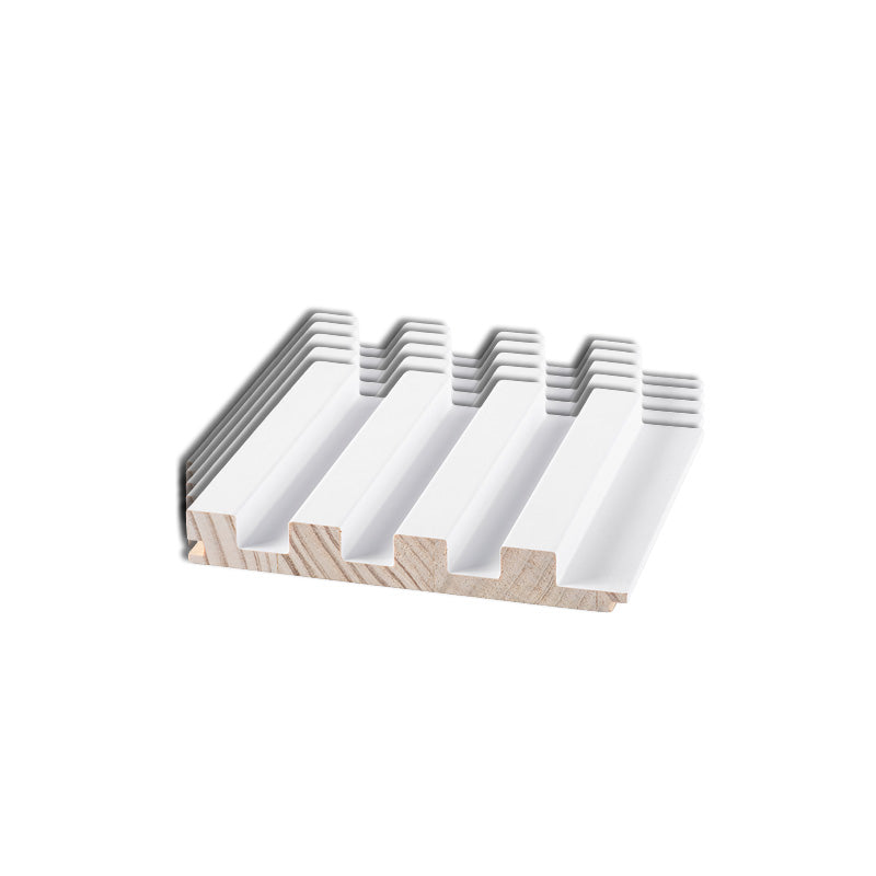 Contemporary Solid Color Wood Planks Waterproof Hardwood Indoor Wallboard Gloss White Clearhalo 'Flooring 'Home Improvement' 'home_improvement' 'home_improvement_wall_paneling' 'Wall Paneling' 'wall_paneling' 'Walls & Ceilings' Walls and Ceiling' 7506228