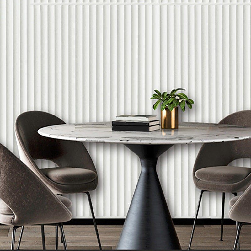 Contemporary Wainscoting 3D Peel and Press Wall Access Panel White 10-Piece Set Clearhalo 'Flooring 'Home Improvement' 'home_improvement' 'home_improvement_wall_paneling' 'Wall Paneling' 'wall_paneling' 'Walls & Ceilings' Walls and Ceiling' 7506323