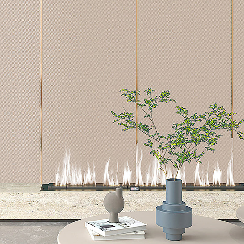 Contemporary Backsplash Panels Solid Color Wall Paneling for Living Room Khaki Clearhalo 'Flooring 'Home Improvement' 'home_improvement' 'home_improvement_wall_paneling' 'Wall Paneling' 'wall_paneling' 'Walls & Ceilings' Walls and Ceiling' 7506422