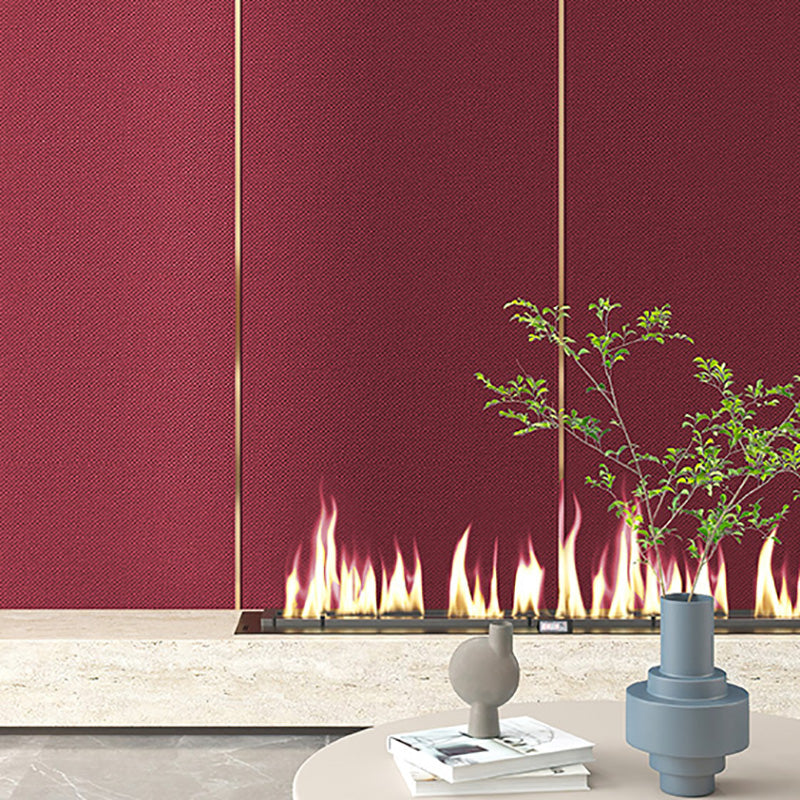 Contemporary Backsplash Panels Solid Color Wall Paneling for Living Room Burgundy Clearhalo 'Flooring 'Home Improvement' 'home_improvement' 'home_improvement_wall_paneling' 'Wall Paneling' 'wall_paneling' 'Walls & Ceilings' Walls and Ceiling' 7506432