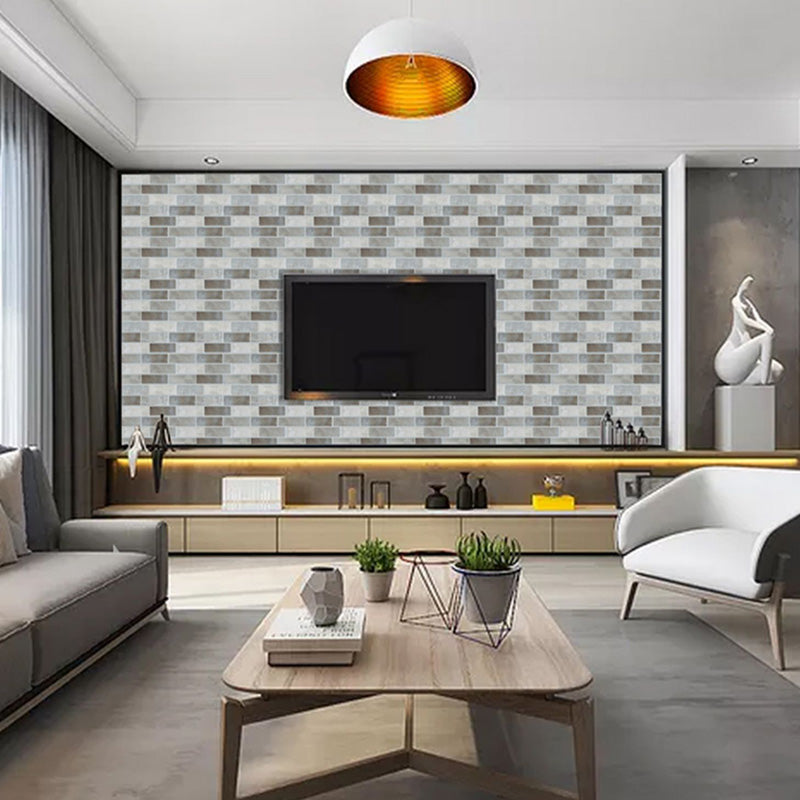 Plastic Wall Paneling Industrial Peel and Press Wall Paneling for Living Room Clearhalo 'Flooring 'Home Improvement' 'home_improvement' 'home_improvement_wall_paneling' 'Wall Paneling' 'wall_paneling' 'Walls & Ceilings' Walls and Ceiling' 7506456