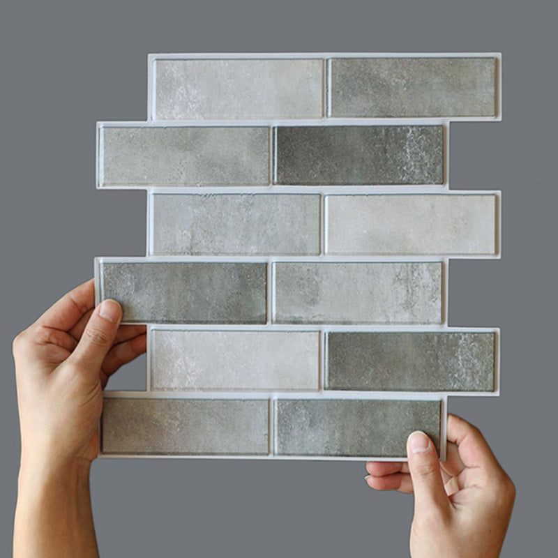 Plastic Wall Paneling Industrial Peel and Press Wall Paneling for Living Room Clearhalo 'Flooring 'Home Improvement' 'home_improvement' 'home_improvement_wall_paneling' 'Wall Paneling' 'wall_paneling' 'Walls & Ceilings' Walls and Ceiling' 7506460