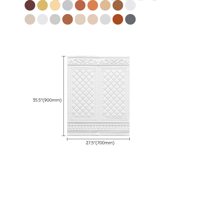 Contemporary Wall Paneling 3D Embossed Waterproof Wall Access Panel Clearhalo 'Flooring 'Home Improvement' 'home_improvement' 'home_improvement_wall_paneling' 'Wall Paneling' 'wall_paneling' 'Walls & Ceilings' Walls and Ceiling' 7506508