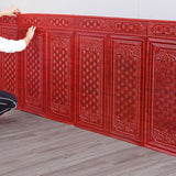 Wall Panel 3D Embossed Peel and Stick Waterproof Backsplash Panels for Living Room Clearhalo 'Flooring 'Home Improvement' 'home_improvement' 'home_improvement_wall_paneling' 'Wall Paneling' 'wall_paneling' 'Walls & Ceilings' Walls and Ceiling' 7506530