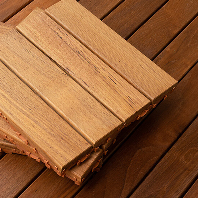 Interlocking Patio Flooring Tiles Solid Wood Patio Flooring Tiles for Outdoor Clearhalo 'Home Improvement' 'home_improvement' 'home_improvement_outdoor_deck_tiles_planks' 'Outdoor Deck Tiles & Planks' 'Outdoor Flooring & Tile' 'Outdoor Remodel' 'outdoor_deck_tiles_planks' 7506609