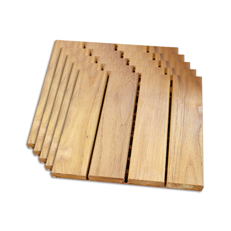 Interlocking Patio Flooring Tiles Solid Wood Patio Flooring Tiles for Outdoor Clearhalo 'Home Improvement' 'home_improvement' 'home_improvement_outdoor_deck_tiles_planks' 'Outdoor Deck Tiles & Planks' 'Outdoor Flooring & Tile' 'Outdoor Remodel' 'outdoor_deck_tiles_planks' 7506610