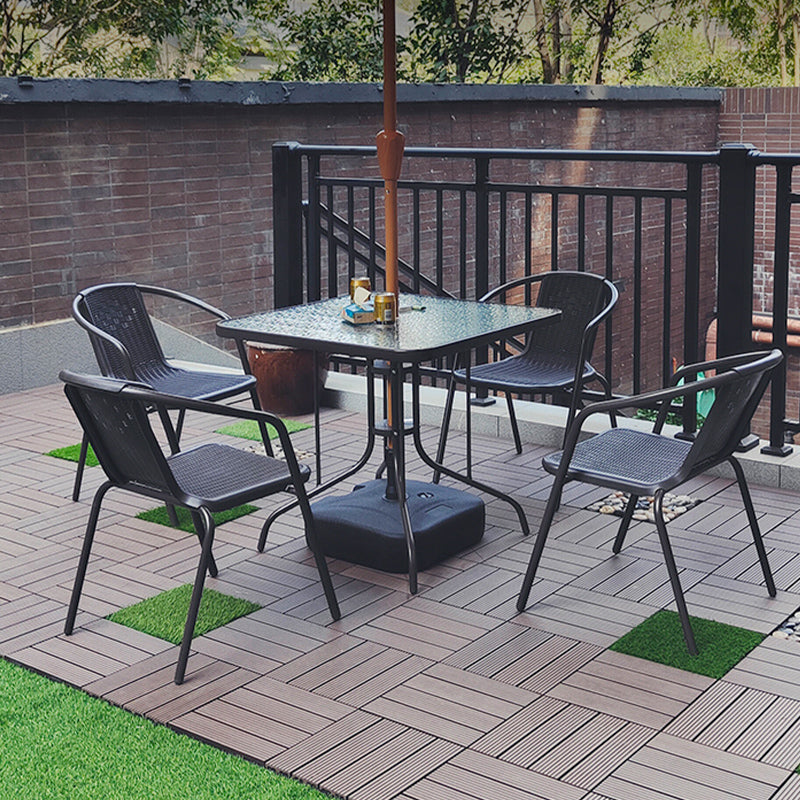 Outdoor Patio Flooring Tiles Composite Patio Flooring Tiles with Waterproof Clearhalo 'Home Improvement' 'home_improvement' 'home_improvement_outdoor_deck_tiles_planks' 'Outdoor Deck Tiles & Planks' 'Outdoor Flooring & Tile' 'Outdoor Remodel' 'outdoor_deck_tiles_planks' 7506625