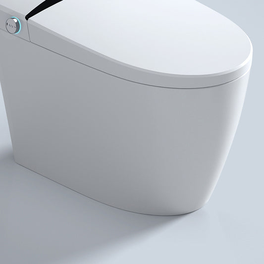 All-In-One Smart Toilet White Deodorizing Elongated Floor Standing Bidet Clearhalo 'Bathroom Remodel & Bathroom Fixtures' 'Bidets' 'Home Improvement' 'home_improvement' 'home_improvement_bidets' 'Toilets & Bidets' 7508344