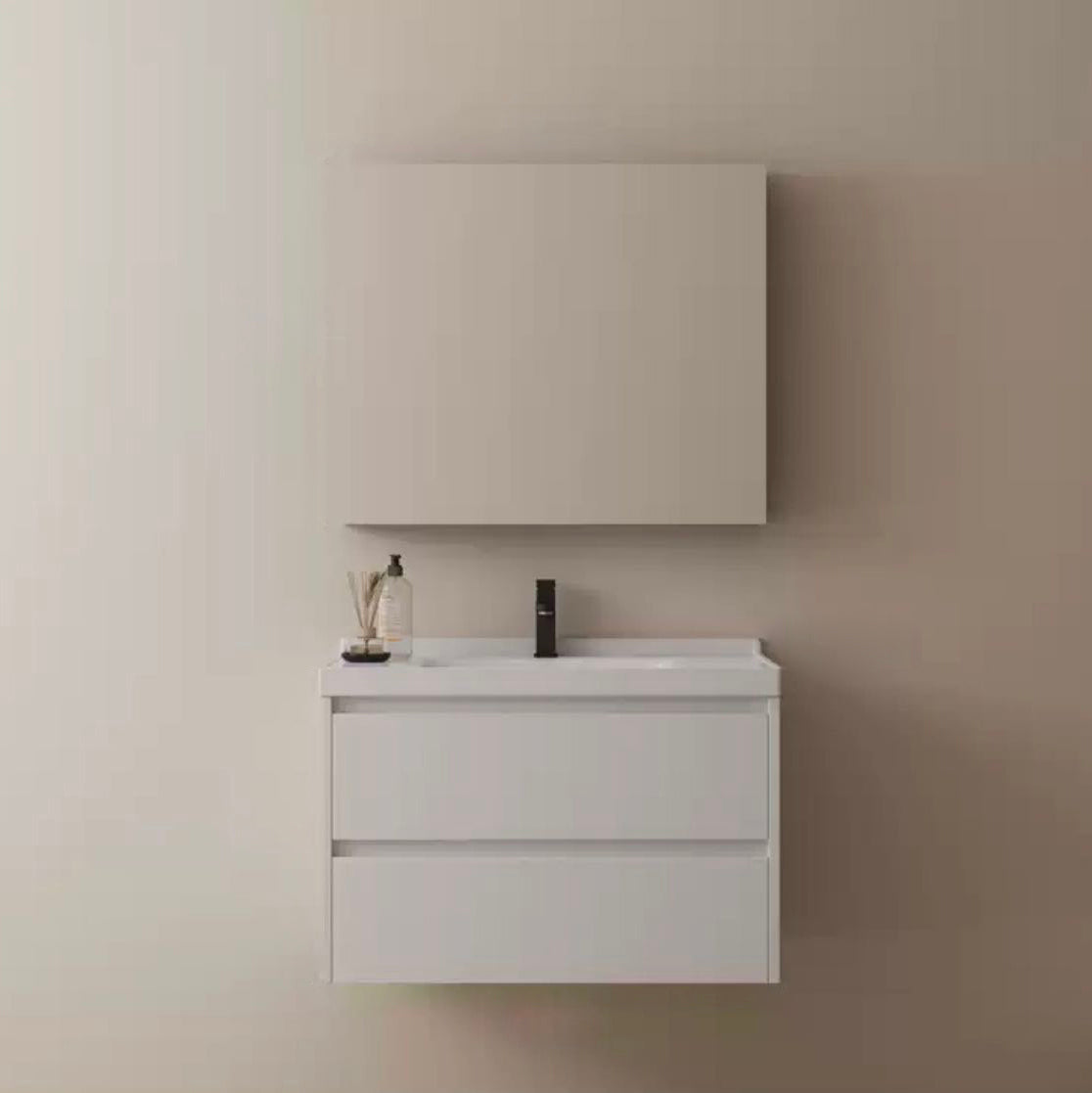 Wall Mount Bathroom Vanity Modern White Ceramic Top Single-Sink Vanity Set Vanity & Faucet & Mirror Cabinet https: res.litfad.com site img item 2023 02 03 7519100 1200x1200.jpg Clearhalo 'Bathroom Remodel & Bathroom Fixtures' 'Bathroom Vanities' 'bathroom_vanities' 'Home Improvement' 'home_improvement' 'home_improvement_bathroom_vanities' 7519100