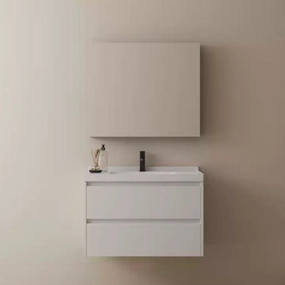 Wall Mount Bathroom Vanity Modern White Ceramic Top Single-Sink Vanity Set Vanity & Faucet & Mirror Cabinet https: res.litfad.com site img item 2023 02 03 7519100 1200x1200.jpg Clearhalo 'Bathroom Remodel & Bathroom Fixtures' 'Bathroom Vanities' 'bathroom_vanities' 'Home Improvement' 'home_improvement' 'home_improvement_bathroom_vanities' 7519100