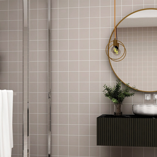 PVC Waterproof Mosaic Tile for Bathroom Backsplash Scratch Resistant Beige Brown Clearhalo 'Flooring 'Home Improvement' 'home_improvement' 'home_improvement_peel_stick_blacksplash' 'Peel & Stick Backsplash Tile' 'peel_stick_blacksplash' 'Walls & Ceilings' Walls and Ceiling' 7529433