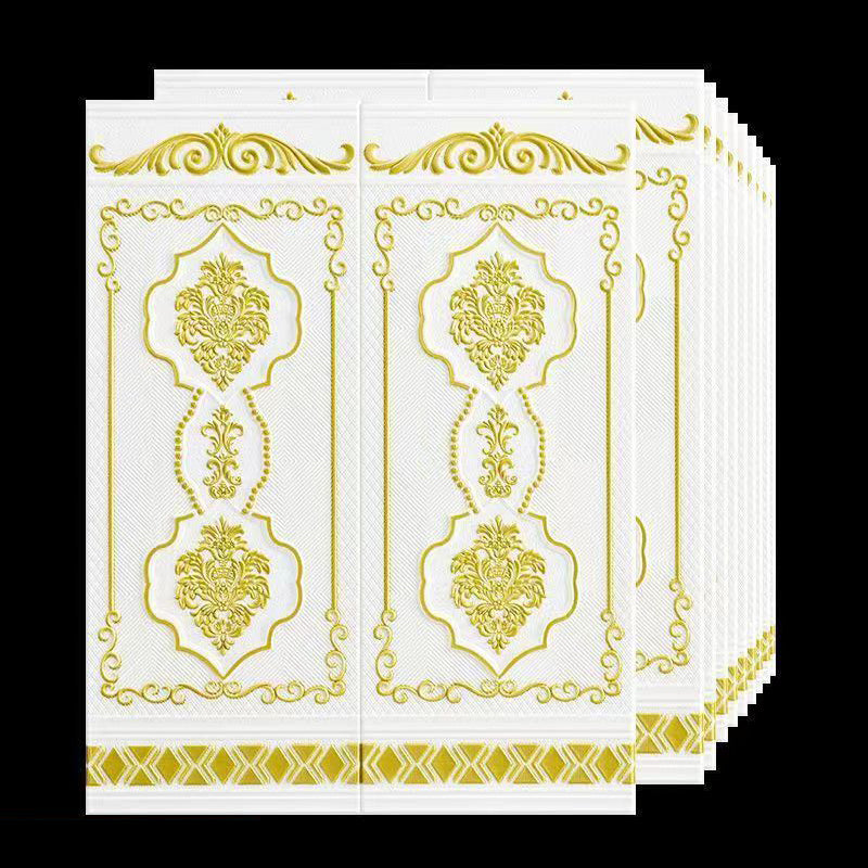 Peel and Press Backsplash Panels Waterproof Backsplash Panels for Living Room Beige Yellow 10-Piece Set Clearhalo 'Flooring 'Home Improvement' 'home_improvement' 'home_improvement_wall_paneling' 'Wall Paneling' 'wall_paneling' 'Walls & Ceilings' Walls and Ceiling' 7529650