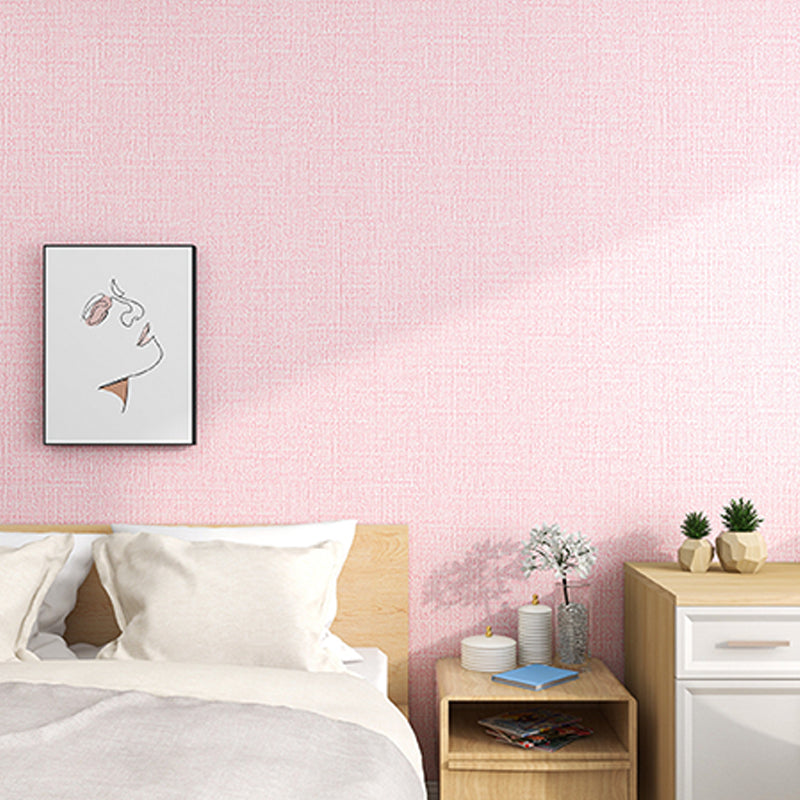 Modern Backsplash Panels Solid Color Peel and Stick Waterproof Wall Paneling Pink Clearhalo 'Flooring 'Home Improvement' 'home_improvement' 'home_improvement_wall_paneling' 'Wall Paneling' 'wall_paneling' 'Walls & Ceilings' Walls and Ceiling' 7529660