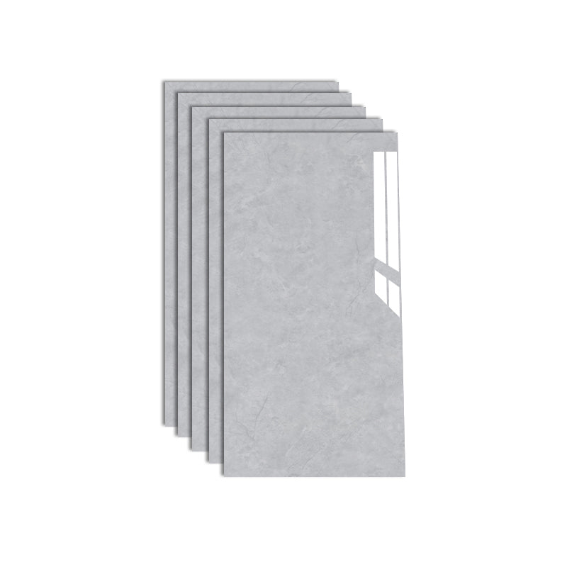 Polished Waterproof Marbling Tin Backsplash Peel and Stick Indoor Wallboard Light Gray 5-Piece Set Clearhalo 'Flooring 'Home Improvement' 'home_improvement' 'home_improvement_wall_paneling' 'Wall Paneling' 'wall_paneling' 'Walls & Ceilings' Walls and Ceiling' 7529764