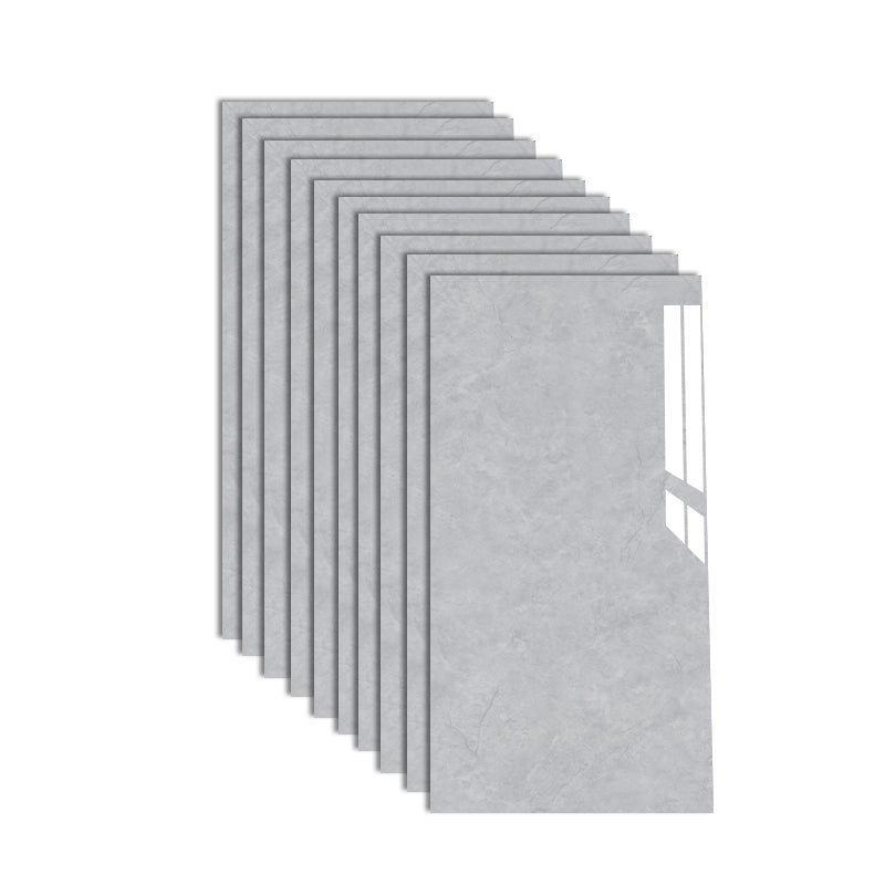 Polished Waterproof Marbling Tin Backsplash Peel and Stick Indoor Wallboard Light Gray 10-Piece Set Clearhalo 'Flooring 'Home Improvement' 'home_improvement' 'home_improvement_wall_paneling' 'Wall Paneling' 'wall_paneling' 'Walls & Ceilings' Walls and Ceiling' 7529765