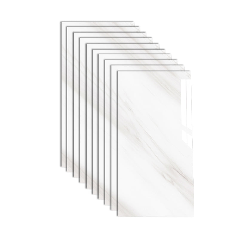 Polished Waterproof Marbling Tin Backsplash Peel and Stick Indoor Wallboard White 10-Piece Set Clearhalo 'Flooring 'Home Improvement' 'home_improvement' 'home_improvement_wall_paneling' 'Wall Paneling' 'wall_paneling' 'Walls & Ceilings' Walls and Ceiling' 7529770