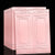 Contemporary Waterproof Wainscoting Peel and Stick Indoor Wallboard Light Pink 10-Piece Set Clearhalo 'Flooring 'Home Improvement' 'home_improvement' 'home_improvement_wall_paneling' 'Wall Paneling' 'wall_paneling' 'Walls & Ceilings' Walls and Ceiling' 7529852