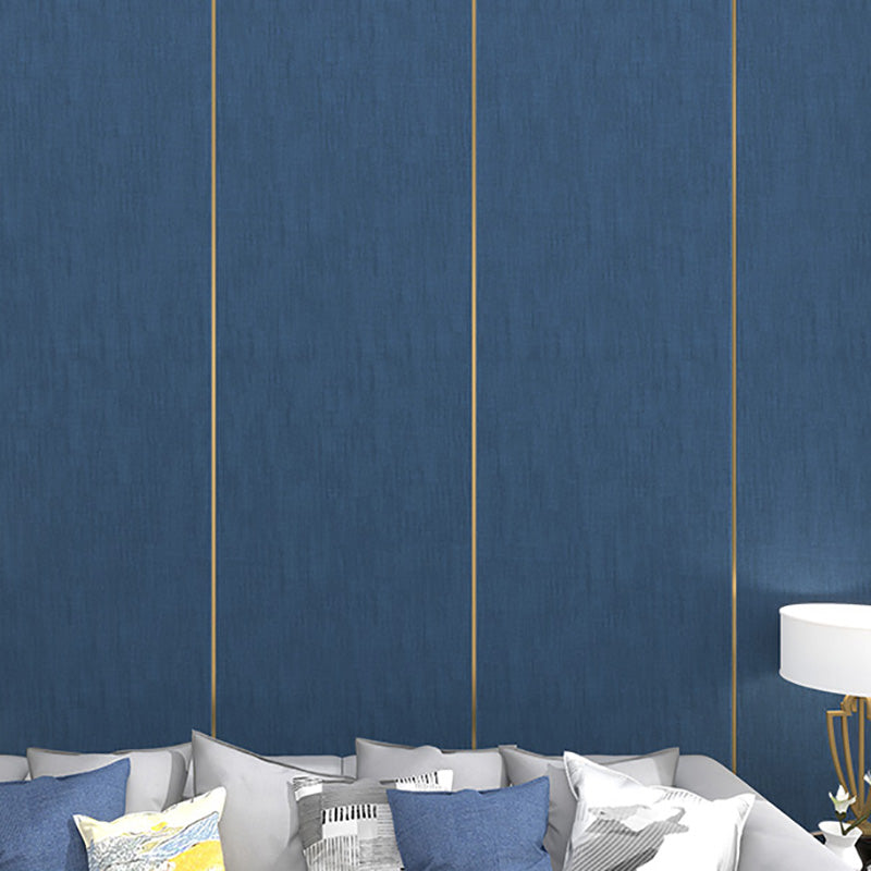 Modern Backsplash Panels Solid Color Peel and Stick Wall Tile for Living Room Navy Clearhalo 'Flooring 'Home Improvement' 'home_improvement' 'home_improvement_wall_paneling' 'Wall Paneling' 'wall_paneling' 'Walls & Ceilings' Walls and Ceiling' 7529857