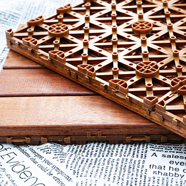 Outdoor Flooring Composite Interlocking Red Brown Decking Tiles Clearhalo 'Home Improvement' 'home_improvement' 'home_improvement_outdoor_deck_tiles_planks' 'Outdoor Deck Tiles & Planks' 'Outdoor Flooring & Tile' 'Outdoor Remodel' 'outdoor_deck_tiles_planks' 7529973