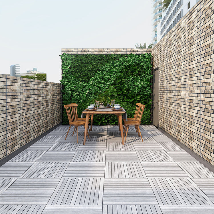 Outdoor Flooring Tiles 23.6" × 23.6" Flooring Tiles with Slip Resistant Clearhalo 'Home Improvement' 'home_improvement' 'home_improvement_outdoor_deck_tiles_planks' 'Outdoor Deck Tiles & Planks' 'Outdoor Flooring & Tile' 'Outdoor Remodel' 'outdoor_deck_tiles_planks' 7529995