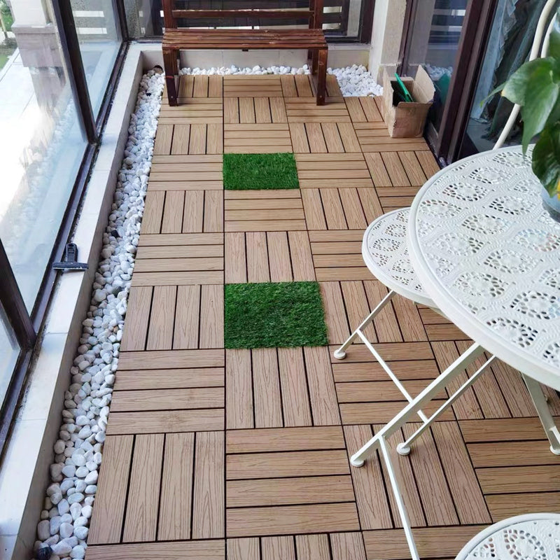 Interlocking Patio Flooring Tiles Composite Patio Flooring Tiles for Outdoor Clearhalo 'Home Improvement' 'home_improvement' 'home_improvement_outdoor_deck_tiles_planks' 'Outdoor Deck Tiles & Planks' 'Outdoor Flooring & Tile' 'Outdoor Remodel' 'outdoor_deck_tiles_planks' 7530011