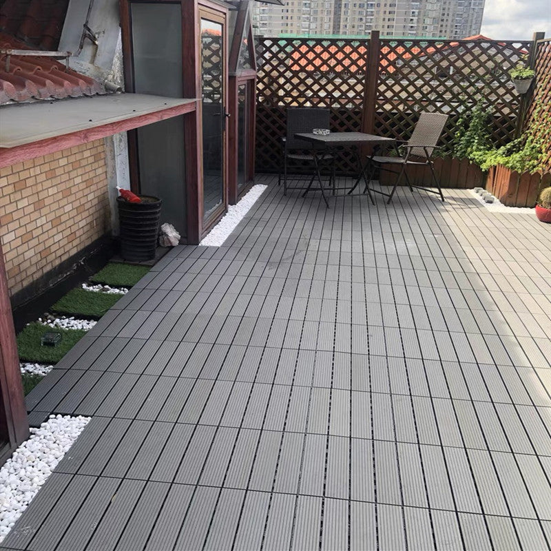 Interlocking Patio Flooring Tiles Composite Patio Flooring Tiles for Outdoor Clearhalo 'Home Improvement' 'home_improvement' 'home_improvement_outdoor_deck_tiles_planks' 'Outdoor Deck Tiles & Planks' 'Outdoor Flooring & Tile' 'Outdoor Remodel' 'outdoor_deck_tiles_planks' 7530016