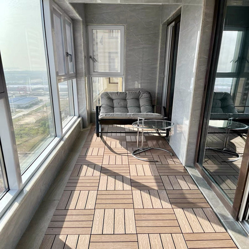 Interlocking Patio Flooring Tiles Composite Patio Flooring Tiles for Outdoor Clearhalo 'Home Improvement' 'home_improvement' 'home_improvement_outdoor_deck_tiles_planks' 'Outdoor Deck Tiles & Planks' 'Outdoor Flooring & Tile' 'Outdoor Remodel' 'outdoor_deck_tiles_planks' 7530022