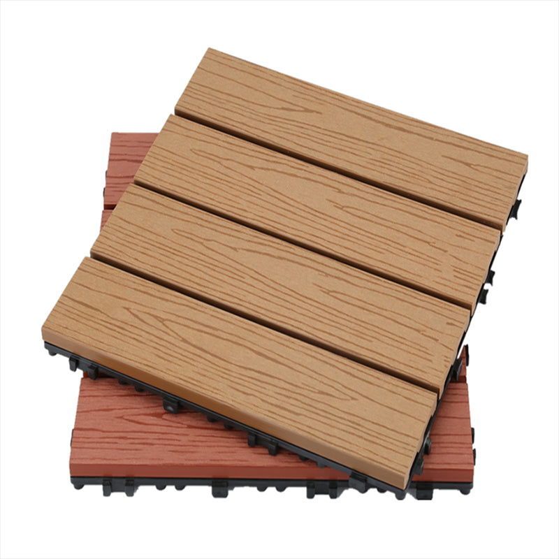 Interlocking Decking Tiles Waterproof Decking Tiles for Indoor and Outdoor Clearhalo 'Home Improvement' 'home_improvement' 'home_improvement_outdoor_deck_tiles_planks' 'Outdoor Deck Tiles & Planks' 'Outdoor Flooring & Tile' 'Outdoor Remodel' 'outdoor_deck_tiles_planks' 7530078