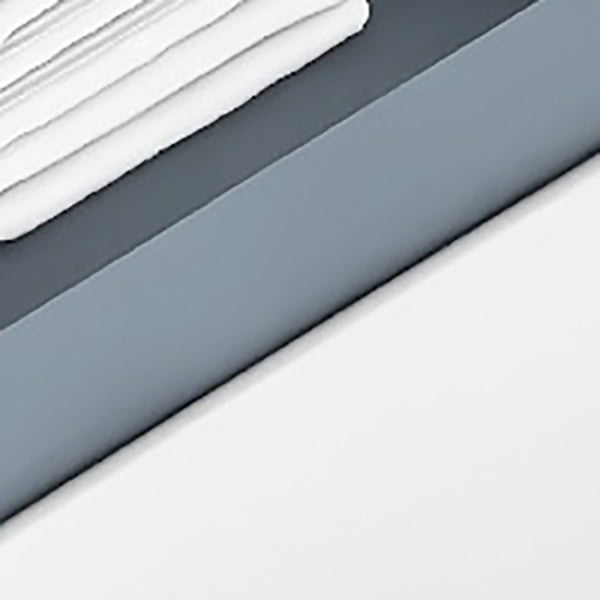 Single Sink Bathroom Vanity Modern White Ceramic Rectangular Vanity Set Clearhalo 'Bathroom Remodel & Bathroom Fixtures' 'Bathroom Vanities' 'bathroom_vanities' 'Home Improvement' 'home_improvement' 'home_improvement_bathroom_vanities' 7539319