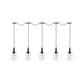 3/5/7-Head Iron Tandem Multi Ceiling Light Rustic Black Finish Wire Cage Restaurant Pendulum Lamp Clearhalo 'Art Deco Pendants' 'Black' 'Cast Iron' 'Ceiling Lights' 'Ceramic' 'Crystal' 'Industrial Pendants' 'Industrial' 'Metal' 'Middle Century Pendants' 'Pendant Lights' 'Pendants' 'Rustic Pendants' 'Tiffany' Lighting' 753979