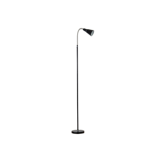 Black Gooseneck Standing Floor Light Modernist 1 Head Metallic Floor Lamp for Living Room Clearhalo 'Floor Lamps' 'Lamps' Lighting' 754864