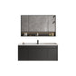 Wall Mount Bathroom Vanity Modern Ceramic Gray Rectangular Single Vanity Set Vanity & Faucet & Mirror Cabinet https: res.litfad.com site img item 2023 02 19 7551287 1200x1200.jpg Clearhalo 'Bathroom Remodel & Bathroom Fixtures' 'Bathroom Vanities' 'bathroom_vanities' 'Home Improvement' 'home_improvement' 'home_improvement_bathroom_vanities' 7551287