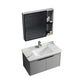 Single Sink Modern Bathroom Vanity Gray Metal Frame Rectangular Vanity Set Vanity & Faucet & Mirror Cabinet https: res.litfad.com site img item 2023 02 1200x1200.jpg White Clearhalo 'Bathroom Remodel & Bathroom Fixtures' 'Bathroom Vanities' 'bathroom_vanities' 'Home Improvement' 'home_improvement' 'home_improvement_bathroom_vanities' 7551312