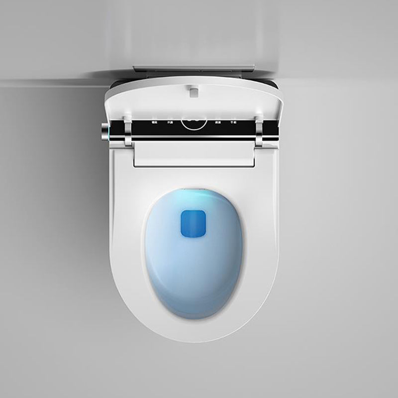 Contemporary Elongated Wall Mounted Bidet Smart Bidet with Warm Air Dryer Clearhalo 'Bathroom Remodel & Bathroom Fixtures' 'Bidets' 'Home Improvement' 'home_improvement' 'home_improvement_bidets' 'Toilets & Bidets' 7554949