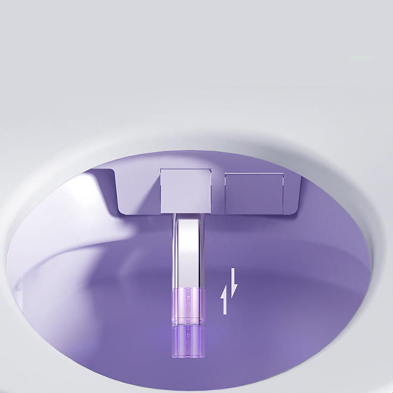 Contemporary White Temperature Control Bidet Elongated Toilet Seat Bidet with Heated Seat Clearhalo 'Bathroom Remodel & Bathroom Fixtures' 'Bidets' 'Home Improvement' 'home_improvement' 'home_improvement_bidets' 'Toilets & Bidets' 7554968