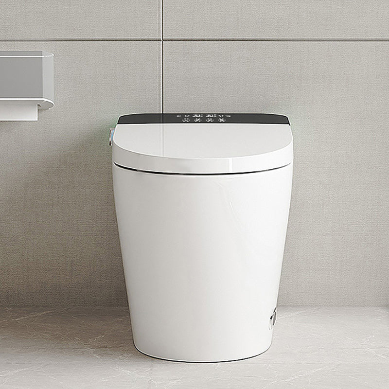 Modern White Temperature Control Bidet Elongated Toilet Seat Bidet with Heated Seat Clearhalo 'Bathroom Remodel & Bathroom Fixtures' 'Bidets' 'Home Improvement' 'home_improvement' 'home_improvement_bidets' 'Toilets & Bidets' 7554977