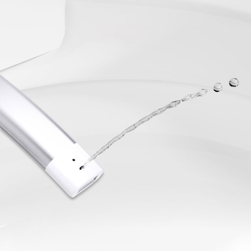 Minimalist White Temperature Control Bidet Elongated Toilet Seat Bidet with Heated Seat Clearhalo 'Bathroom Remodel & Bathroom Fixtures' 'Bidets' 'Home Improvement' 'home_improvement' 'home_improvement_bidets' 'Toilets & Bidets' 7554993