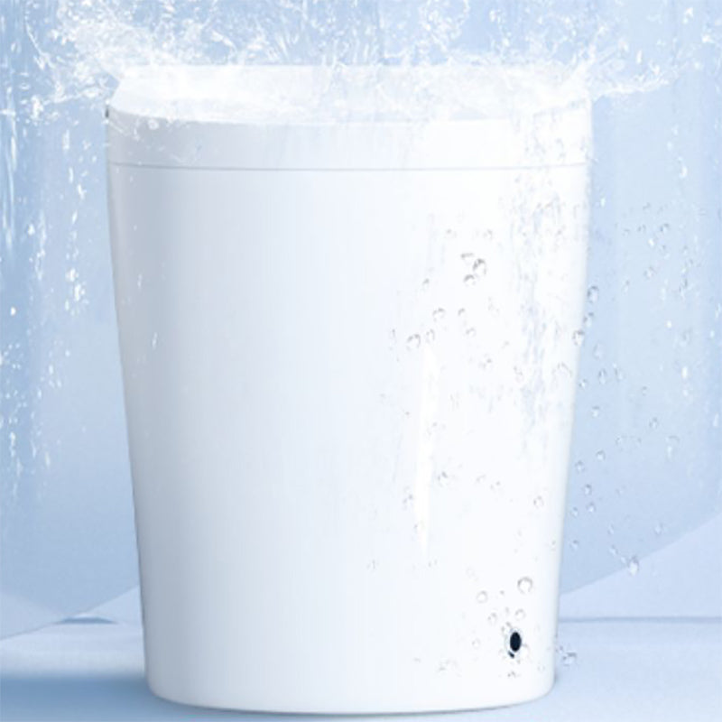 Minimalist White Temperature Control Bidet Elongated Toilet Seat Bidet with Heated Seat Clearhalo 'Bathroom Remodel & Bathroom Fixtures' 'Bidets' 'Home Improvement' 'home_improvement' 'home_improvement_bidets' 'Toilets & Bidets' 7554996