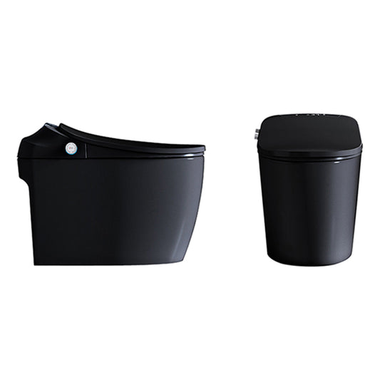 Minimalistic Elongated All-in-One Bidet Ceramic Smart Toilet Bidet with Heated Seat Clearhalo 'Bathroom Remodel & Bathroom Fixtures' 'Bidets' 'Home Improvement' 'home_improvement' 'home_improvement_bidets' 'Toilets & Bidets' 7555065