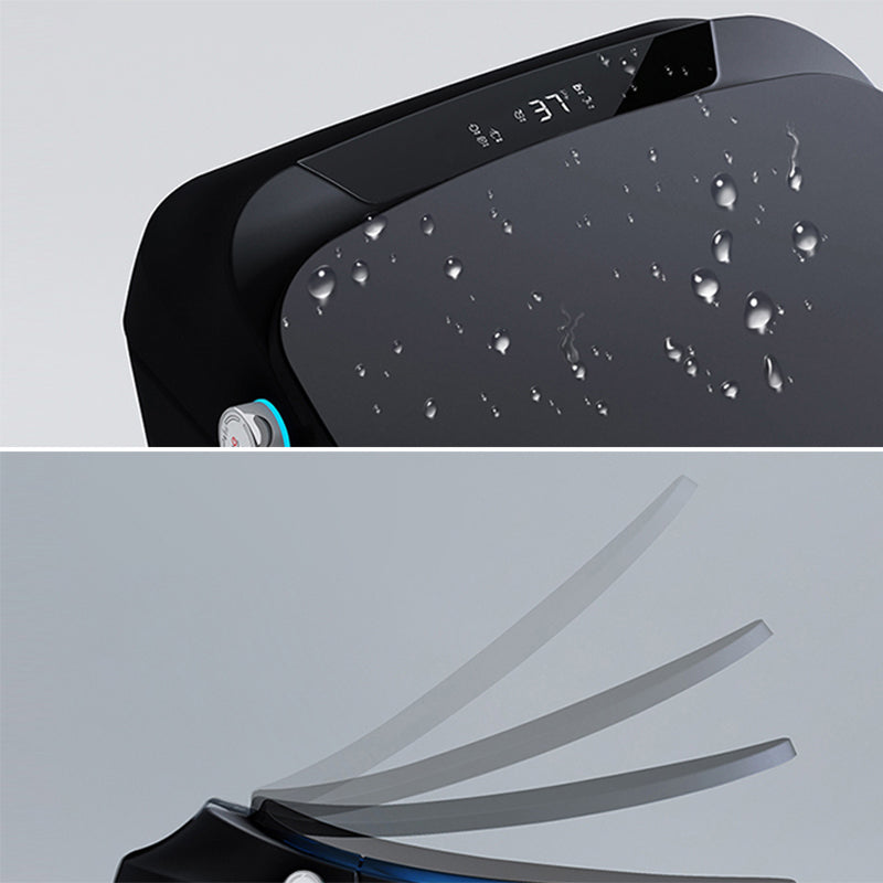 Minimalistic Elongated All-in-One Bidet Ceramic Smart Toilet Bidet with Heated Seat Clearhalo 'Bathroom Remodel & Bathroom Fixtures' 'Bidets' 'Home Improvement' 'home_improvement' 'home_improvement_bidets' 'Toilets & Bidets' 7555069