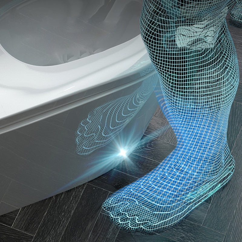 Contemporary Elongated All-in-One Bidet Ceramic Smart Toilet Bidet with Heated Seat Clearhalo 'Bathroom Remodel & Bathroom Fixtures' 'Bidets' 'Home Improvement' 'home_improvement' 'home_improvement_bidets' 'Toilets & Bidets' 7555100