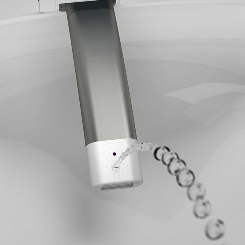 Contemporary Elongated All-in-One Bidet Ceramic Smart Toilet Bidet with Heated Seat Clearhalo 'Bathroom Remodel & Bathroom Fixtures' 'Bidets' 'Home Improvement' 'home_improvement' 'home_improvement_bidets' 'Toilets & Bidets' 7555101