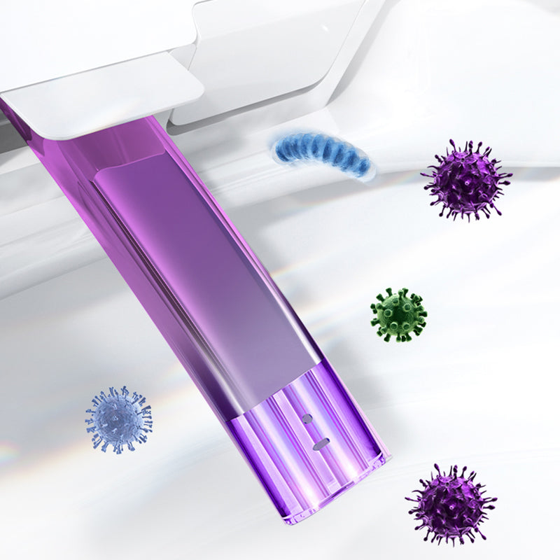 Heated Smart One-Piece Smart Toilet Bidet Elongated Smart Bidet in White Clearhalo 'Bathroom Remodel & Bathroom Fixtures' 'Bidets' 'Home Improvement' 'home_improvement' 'home_improvement_bidets' 'Toilets & Bidets' 7555258